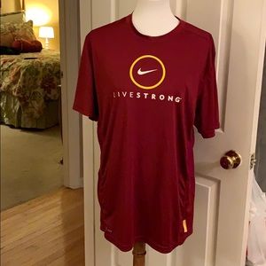 Nike Dri Fit Live Strong shirt